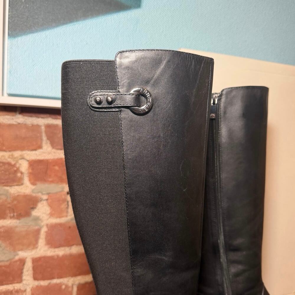 Anne Klein Kitten Heel Riding Boot - Picture 3 of 8